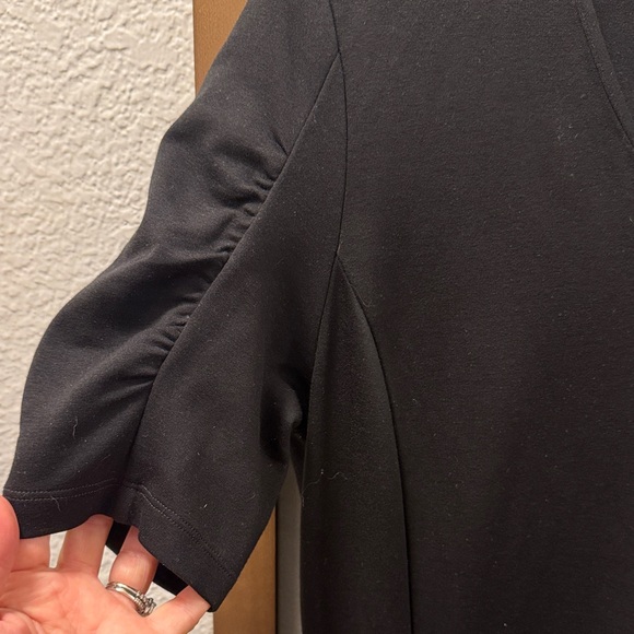 CAbi Minimal Black Midi Dress - Picture 2 of 7